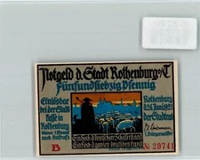10182915 - 8803 Rothenburg emergency money sheep with herd Oberschaefer Ansbach LKR