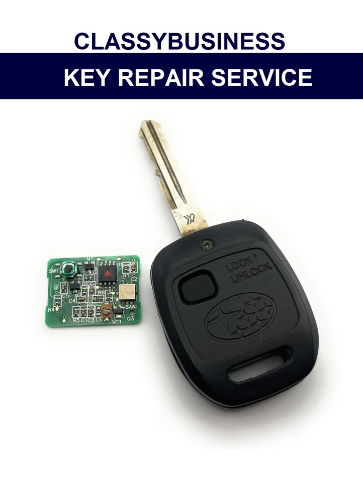 Subaru Legacy Forester Impreza Outback single button key fob repair fix service