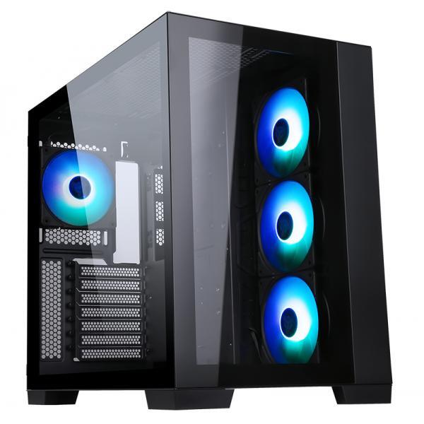 4062045 itek CASE ITEK TOWER DARK CAVE GAMING  2*USB3,1*USB-C 4*12cm fan ARGB, T
