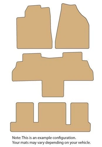 Juego de alfombrillas de piso de alfombra Lloyd ULTIMAT 4 piezas - Elección de color Foto 4 de 4