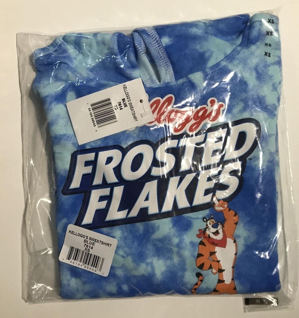 Justice Kellogg's Frosted Flakes Graphic Hoodie -Girl's Size XS (5