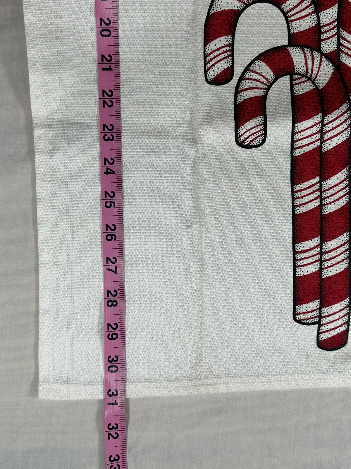 Candy Cane Kitchen Tea Towel & Pot Holder Christmas Holiday Gift Set VTG 1990's