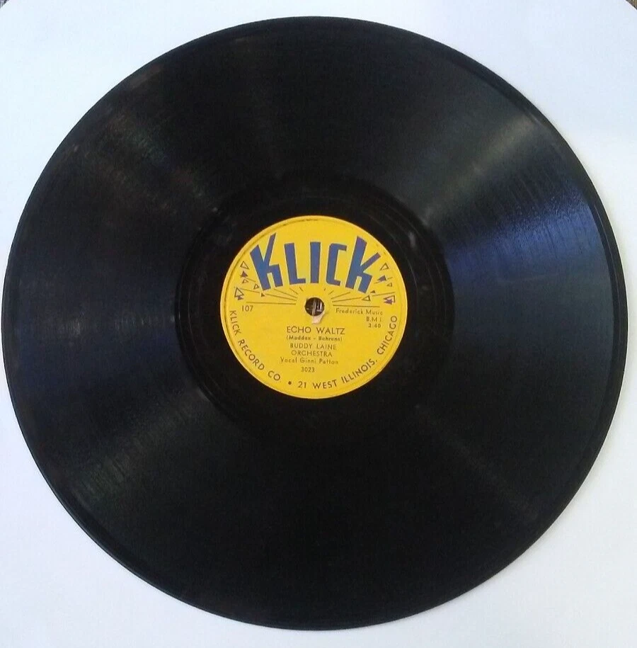 Klick 3022-3023 Buddy Laine Orchestra Merry Go Round Heart/ Echo Waltz 78RPM — 第 4/4 张图片