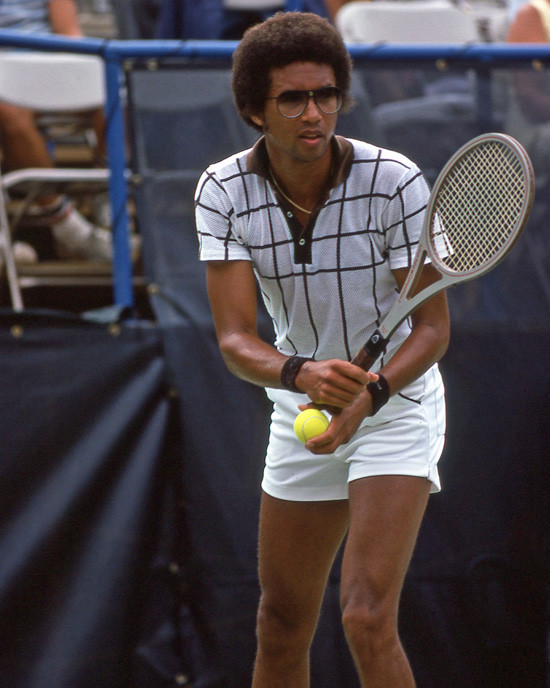 World Champion Tennis Player ARTHUR ASHE Glossy 8x10 Photo