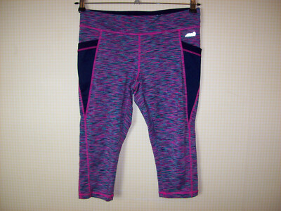 Avia Stretch Leggings Exercise Capri ladies Medium Purple