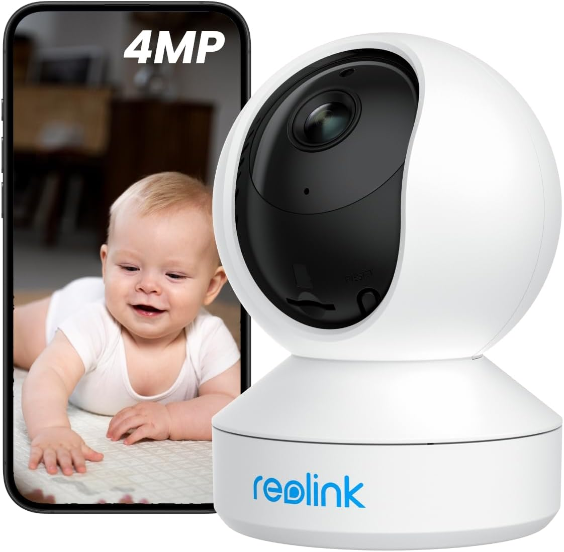 E1 Pro 4MP Indoor Security Camera for Pets with Dual-Band WiFi and 36 Features-image
