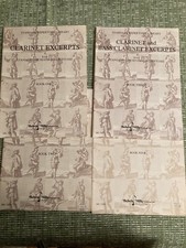 Clarinet Excerpts from Standard Orchestral Repertoire - Complete Set 4 Books 