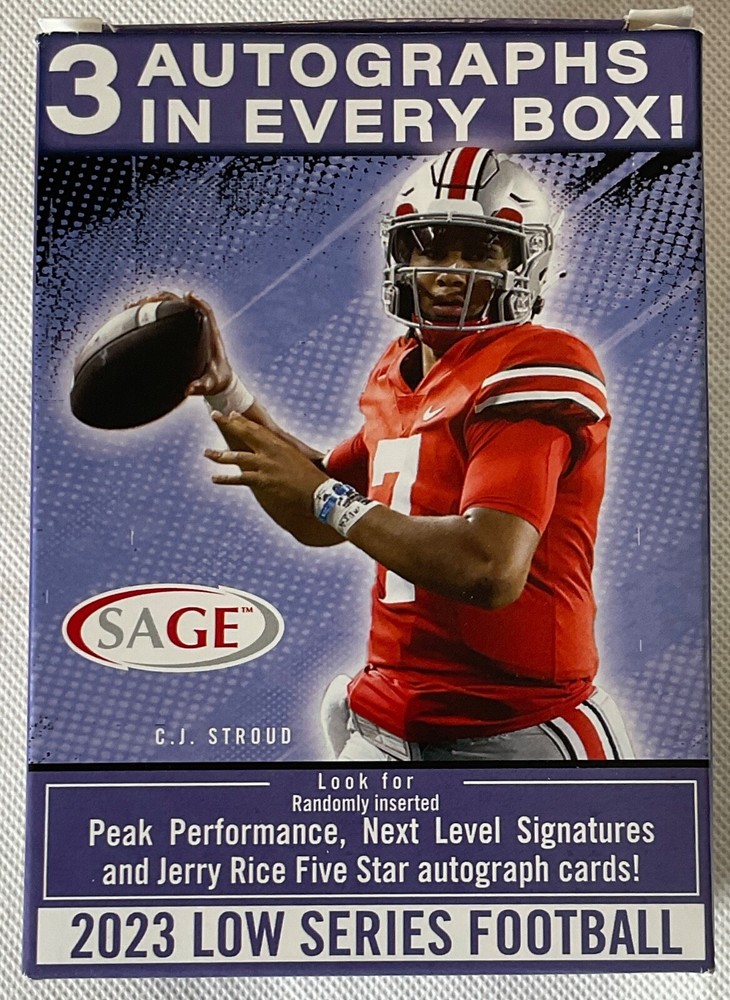 2023 Sage Low series Football base  pick your cards  complete your set .