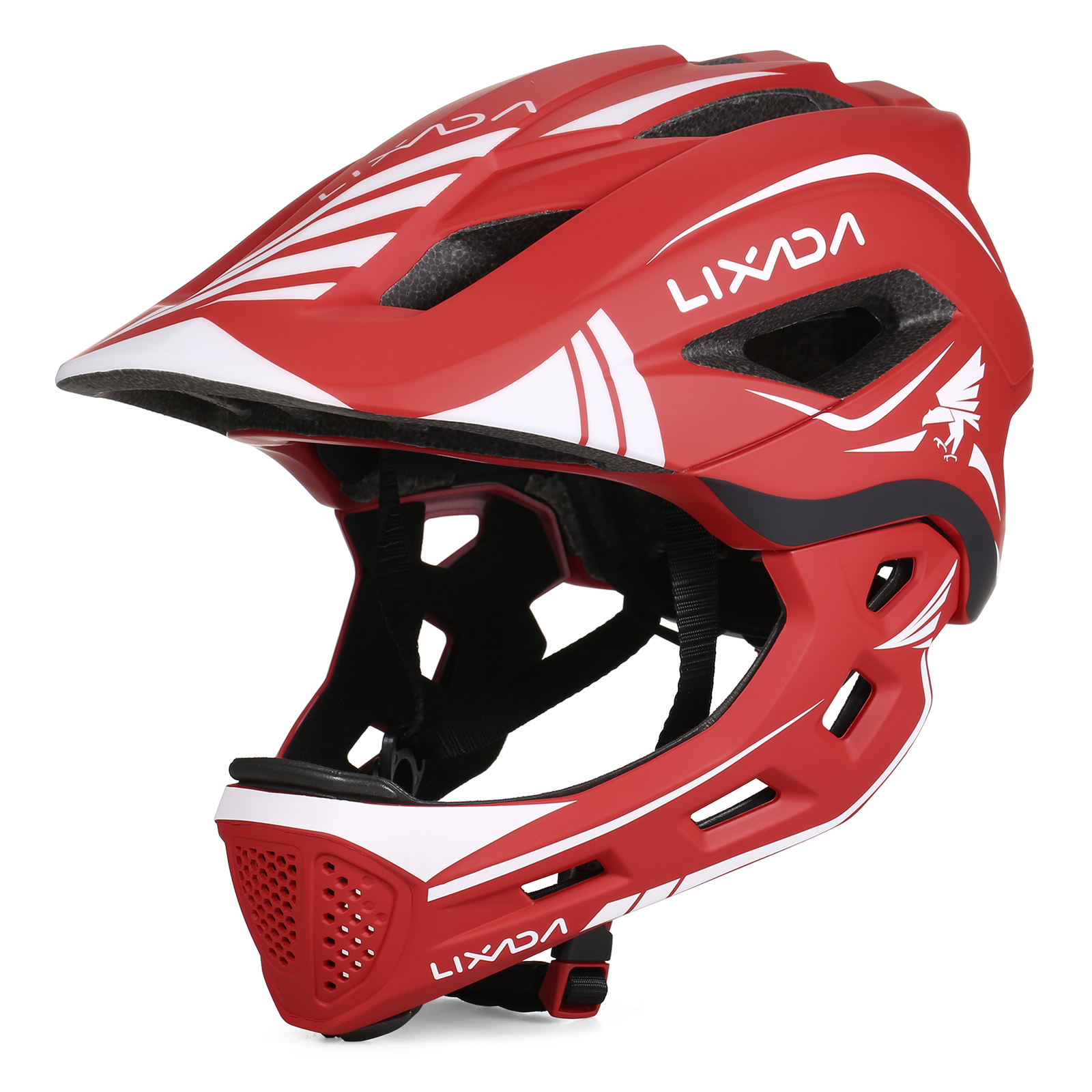 Lixada Detachable Kids Full Face Helmet Protective Sports Sa