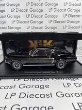 KK Scale 1968 Ford Mustang GT Fastback Black 1:18 Diecast