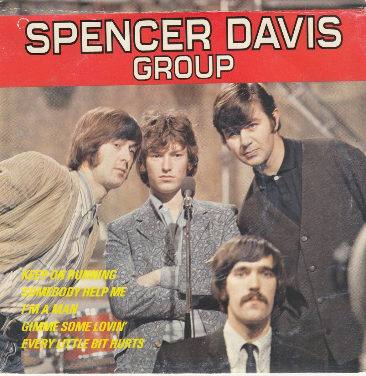 SPENCER DAVIS GROUP KEEP ON RUNNING / SOMEBODY HELP ME 1978 RECORD 