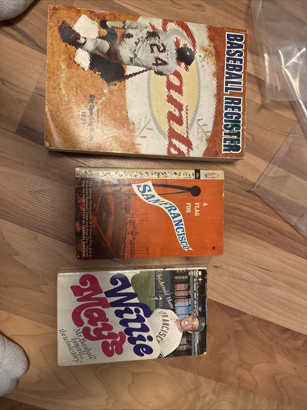 Willie Mays Book Lot San Francisco Giants