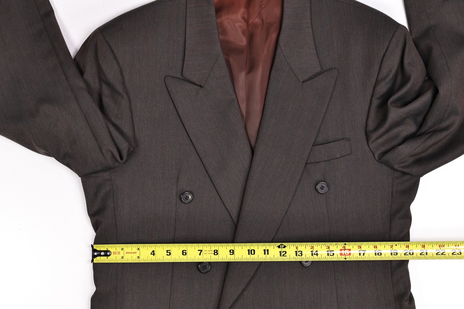 Cellini Collection Double Breasted Olive Blazer J… - image 11