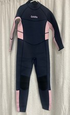 Goldfin Kids Wetsuit, Girls Wet Suits Youth 3mm Neoprene Back Zip K