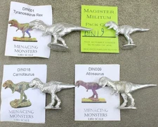 1/160 scale Dinosaurs Carnotaurus Allosaurus Tyrannosaurus +1 Magister 33013