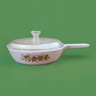 Vintage Corning Ware Spice Of Life Le Persil Skillet P-83-B 6.5" W/ Pyrex Lid