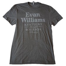 Evan Williams Kentucky Bourbon Short Sleeve T Shirt Small Gray