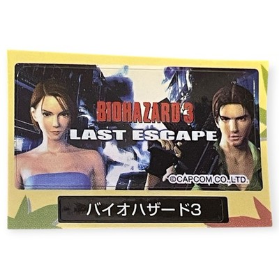 Sony Playstation 1 PS1 Biohazard Resident Evil 3 Nemesis Memory Card Sticker