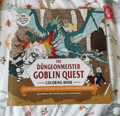 The Dungeonmeister Goblin Quest Coloring Paperback Book