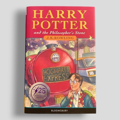 Harry Potter Philosopher s Stone 25th Anniversary Bloomsbury 1st Print HC NEW