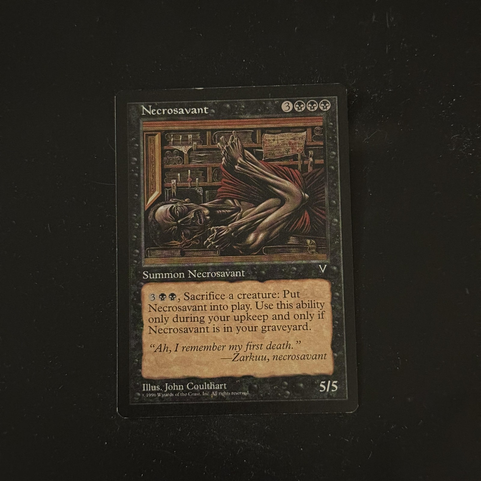 Magic The Gathering Visions Necrosavant # Lightly played