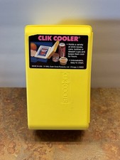 Vtg 90’s Mini Yellow Insulated Clik Cooler Juice Box Or Cans Made In USA Unused