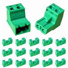 20Set 2 Pin 5.08mm Pitch PCB Mount Screw Terminal Block Connector with Phoenix T