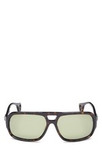 Chrome Hearts Brown Tortoiseshell Acetate Boink Sunglasses - WGACA
