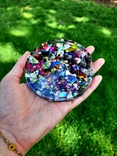 Crazy Coaster / Confetti Trinket Dish / Jewelry Dish / Coasters