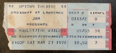 1978 Bob Marley & The Wailers  May 27th Uptown Theatre Chicago Kaya Tour ️ 