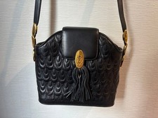 Valentino Shoulder Bag Black Shoulder Carry Gold Hardware