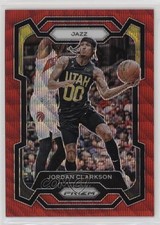 2023-24 Panini Prizm Ruby Wave Prizm Jordan Clarkson #65 19fe
