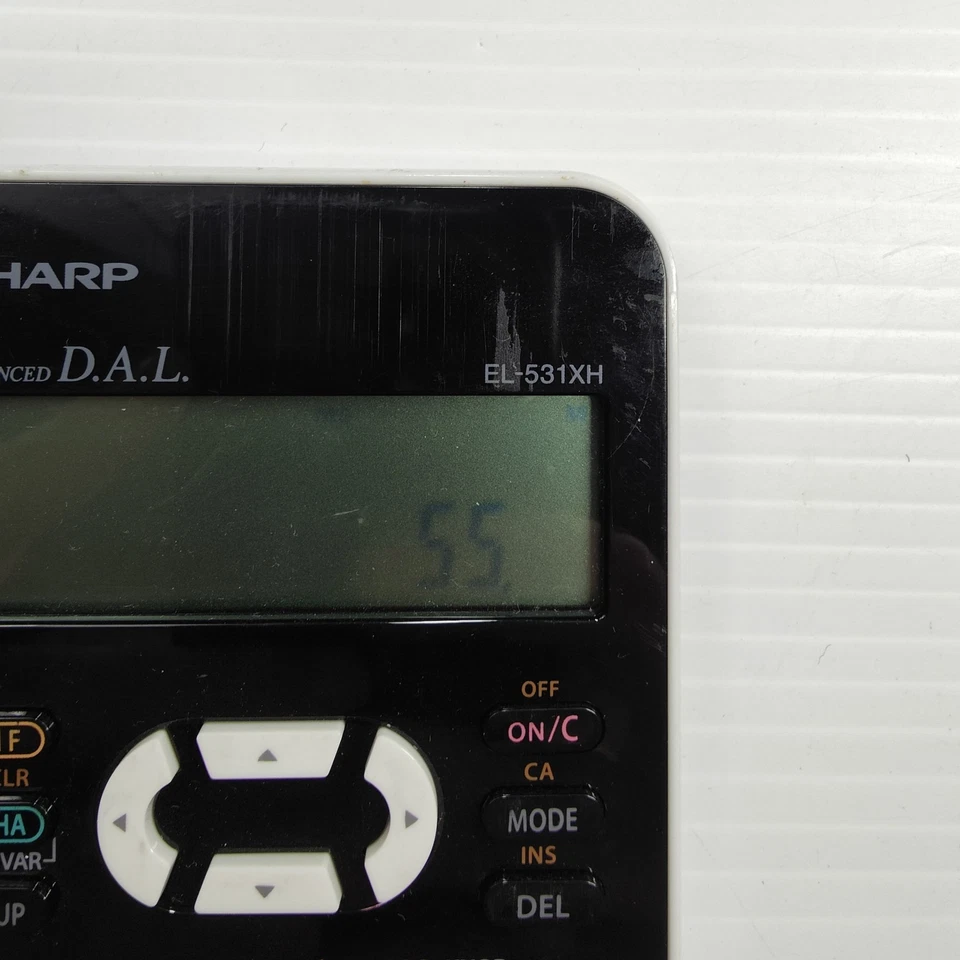 Sharp EL-531XH Advanced Scientific Calculator D.A.L Tested Fully Working - Image 4 of 4