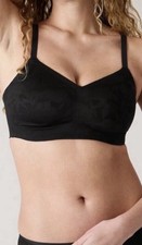 Athleta Ritual Lace Adjustable Bra A-C Black Large NWT 