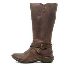 UGG Damen 1005450 Stiefel Braun Leder Mittel Schnallen, Komfort EU 37