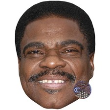 Billy Preston (Moustache) Celebrity Mask, Flat Card Face, Fancy Dress Mask