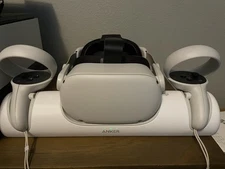 Meta Oculus Quest 2 256GB VR Headset + Carrying Case + Anker Charging Dock