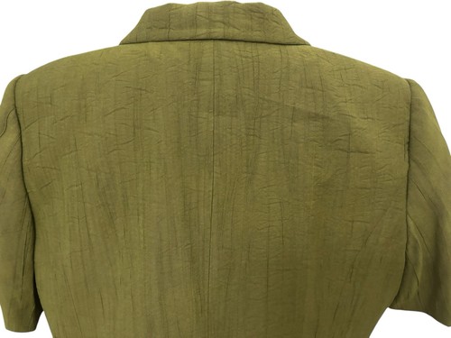 Jacques Vert Olive green 3 Piece Skirt Suit Size 22 Away 29.4 - Picture 9 of 11