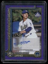 2025 Topps Pro Debut #PD-179 Hyun-Seok Jang Base Autographs Purple Foil #/299