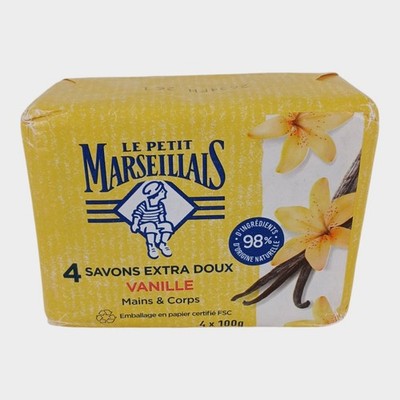 Le Petit Marseillais Extra Gentle Soap Vanilla 4 x 100g
