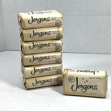 7 VTG NOS Jergens Lotion Mild Soap Bar Bath Size USA