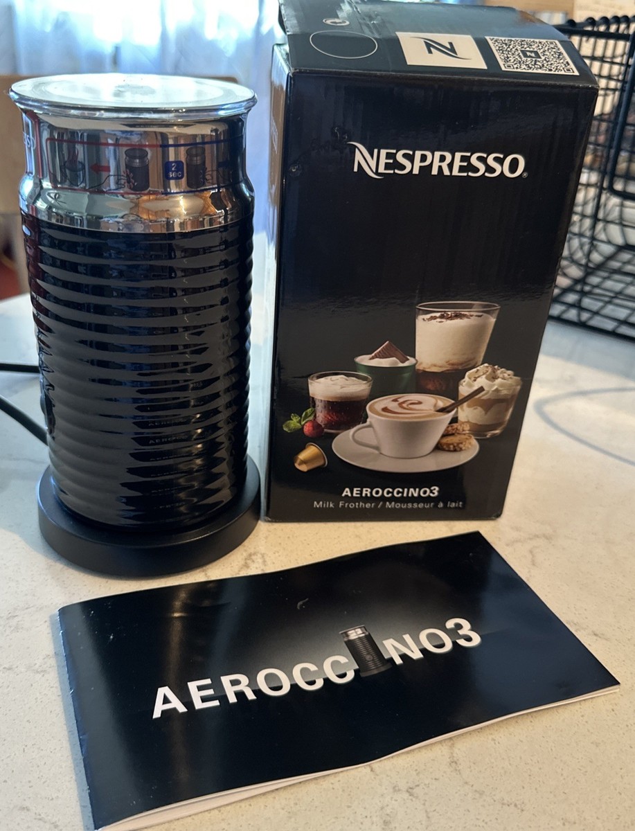 Nespresso Aeroccino3 Milk Frother - Black for sale online | eBay