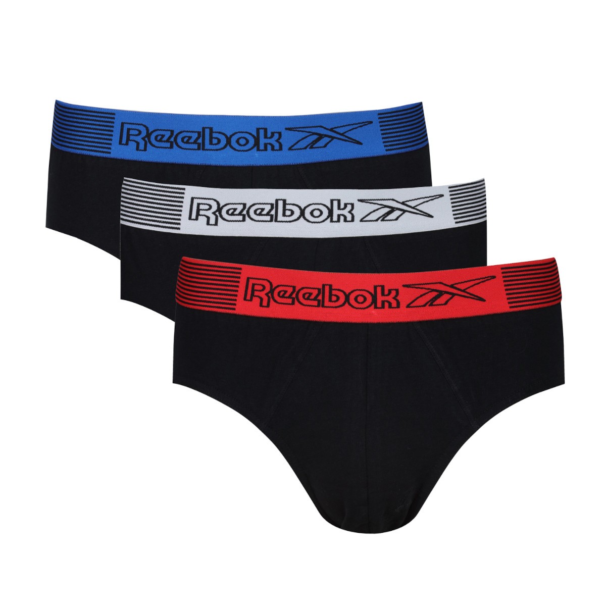 Боксерские шорты Reebok Herrenkleidung F84853PKA BRIEF GAVINO 3P Schwarz 7590₽