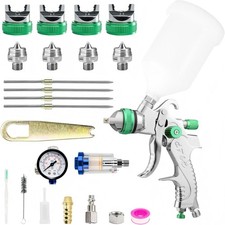 Hvlp Spray Gun Kit With 1.41.72.02.5mm Nozzles Professional Car Wall Repair Hvlp Spray Gun Kit With 1.41.72.02.5mm Nozzles Professional Car Wall Repair