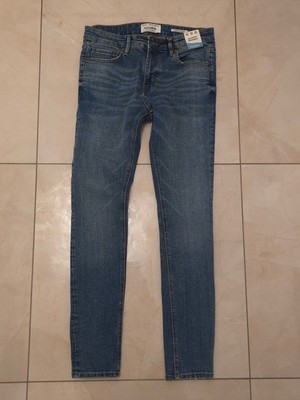 Pull&Bear Jeans Super Skinny W32 L32 Blau Stretch Slim Fit Neu