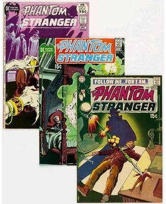 The Phantom Stranger  9 lot DC 1970 Issue 9, 12 ,16, 20, 21, 22, 24x2, 37 HIGH G