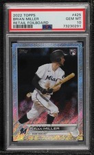 2022 Topps Series 2 Retail Foilboard /875 Brian Miller #425 PSA 10 GEM MT 0xr2