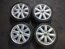 Mini Cooper One R50 R55 R56 R57 Silver Alloy Wheel Set 17" 7J Crown Spoke+TYRES