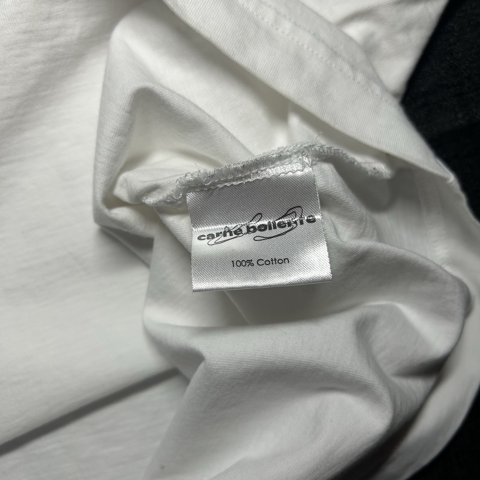 Carne Bollente Welcum To Italy Fly Yourself White T-Shirt - Size L - READ