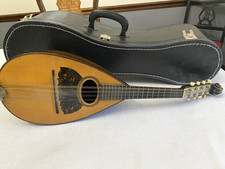 Vintage John Brandt Style C Bowlback Mandolin c1900 and Case Rare